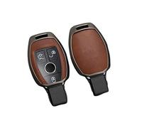 Llave de Coche Funda Cuero Y Metal Llave Coche Carcasa 2 Y 3 Botones Para A B C E GL S Para GLA Para GLK Para CLS Class W204 W205 W212 W463 W176 Funda Llaves Coche(6)