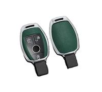 Llave de Coche Funda Cuero Y Metal Llave Coche Carcasa 2 Y 3 Botones Para A B C E GL S Para GLA Para GLK Para CLS Class W204 W205 W212 W463 W176 Funda Llaves Coche(16)