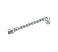 Llave de codo hexagonal doble en forma de L para tareas de reparación y montaje de automóviles, acero cromado con perforación doblada para mayor funcionalidad (10 mm)