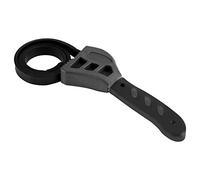 Llave de correa de goma de 500 mm, llave universal negra ajustable para cualquier forma de abridor, herramienta de torsión, filtro de aceite, herramientas de reparación de coche, 1 unidad