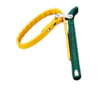 Llave de correa, llave de fontanería de goma dentada, herramienta de tubería resistente, cabezal de ducha multiusos con agarre robusto, ajustable para apretar o aflojar, herramienta duradera para