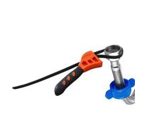 Llave de correa pequeña - Llave de correa ajustable, herramienta de mantenimiento de 16 cm para fontanería, kit de extracción de filtro, diseño sin marcar con construcción de goma reforzada