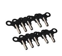 Llave de Cuerda de Reloj, 10 Piezas Llave de Relojería de Acero Herramienta de Reparación de Relojes, para Llave de Cuerda de Reloj de Escritorio Mecánico Antiguo