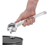 Llave de desagüe de tambor - Llave de aluminio para tapones de desagüe - Tapa de tambor con apertura de tambor para abrir un tambor de 10 15 20 30 50 55 galones