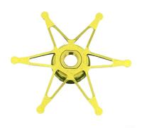 Llave de descarga de carrete de pesca, llave de freno de aleación de aluminio de 65 mm para carretes de cebo Daiwa B5P5 y CC80, herramienta compacta de 5 g (amarillo)