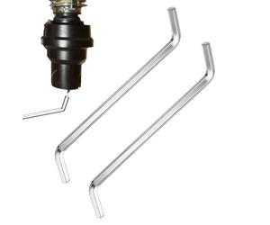 Llave de desconexión de residuos | Llave Allen para eliminación de basura, herramienta de instalación y llave para eliminar obstrucciones directamente sobre el fregadero