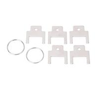 Llave de dispensador de toalla de papel de 5 pcs, acero inoxidable 770301 llave de reemplazo de dispensador de papel higiénico para Kimberly Clark Scott Dispensers Atitura