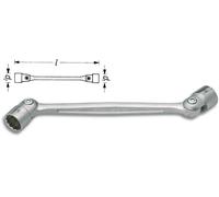 Llave De Doble Articulación HAZET Exterior Doble Hexágono Perfil 16x17 645-16X17