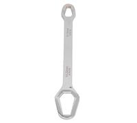 Llave de Doble Boca Autoajustable, 8-22 Mm, Ajustable, Acabado Cromado Llave de Doble Boca Autoajustable para Ingeniería Mecánica (Plata)