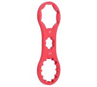 Llave de doble cabeza para tapa de horquilla delantera, forma de diente recta y precisa que garantiza un agarre firme y evita que se resbale
