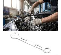 Llave de doble extremo métrica de 4 mm a 32 mm diseñada para tareas de desmontaje y ajuste mecánico en campo o tienda (17 mm)