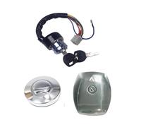 Llave de Encendido de Motocicleta, Equipo eléctrico de Motocicleta, Llave de Encendido, Cerradura de Tapa de Tanque para Suzuki, Qingqi, Haojue, Jingcheng AX100, A100, 100 CC, 2 Tiempos