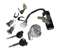 Llave de Encendido para 100 125 para GY6 125 Juego Llave Interruptor Encendido 5 Cables Juego Cerradura Interruptor Eléctrico Motocicleta Scooter Cerradura de Encendido(30MM)