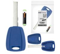 Llave de encendido para coche, color azul, SIP22 + ID48, transpondedor compatible con Alfa Romeo 147 156 932 03-06 GT 03-10 Fiat Bravo 198 Doblo 06-11 Doblo 223 Ducato II 244-08 Idea -10 Stilo -08