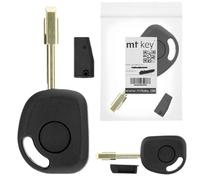 Llave de encendido para coche FO21 + ID60 80 bits T16 transpondedor compatible con Ford Connect I Focus I KA RBT 02-08 Mondeo III Transit Tourneo Connect 02-08 Transit MK6 Jaguar S-Type XJ X350 X-Type