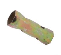 Llave de enchufe de encendido de doble propósito de acero con extremos hexagonales de 16 mm y 18 mm, compatible con la mayoría de modelos de motocicleta, coche, scooter y ATV (corta)