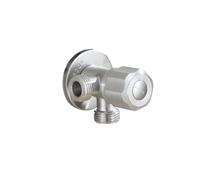 Llave De Escuadra Válvula angular de acero inoxidable 304 G1/2 * 1/2, calentador agua, grifo parada entrada inodoro para Fregadero