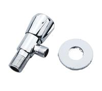 Llave De Escuadra Válvula de parada angular latón for baño, 1 unidad, 1/2 'macho * 3/8' macho, for inodoro cocina para Fregadero