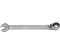 Llave de estrella de carraca HAZET 606-16 I Salida: hexágono exterior doble, anchura entre planos: 16 mm I Herramienta para trabajos de atornillado estrechos en bicicletas y mucho más
