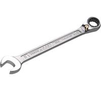 Llave de estrella de carraca HAZET 606-19 I Salida: hexágono exterior doble, anchura entre planos: 19 mm I Herramienta para trabajos de atornillado estrechos en bicicletas y mucho más
