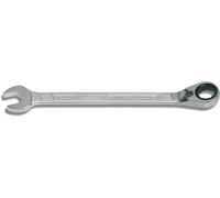 Llave de estrella de carraca HAZET 606-9 I Salida: hexágono exterior doble, anchura entre planos: 9 mm I Herramienta para trabajos de atornillado estrechos en bicicletas y mucho más