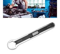 Llave de Extremo Abierto Ajustable Apertura de Cabeza Grande 15-27 Mm Apertura de Cabeza Pequeña 5-15 Mm Llave Inglesa Multifunción Sólida Llave Inglesa Herrajes de Acero Aleado Herramientas Manuales
