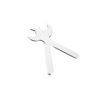 Llave de extremo abierto con mango ergonómico para espacio reducido y agarre de perno seguro, llave de extremo abierto chapada en zinc fino, llave de extremo abierto, juego de llaves planas finas