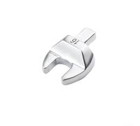 Llave de extremo abierto de 8 a 32 mm de acero al cromo vanadio con ranura de inserción de 9 x 12 mm para reparaciones de talleres en casa (16 mm)