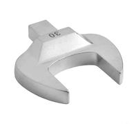 Llave de extremo abierto de 8 a 32 mm de acero al cromo vanadio con ranura de inserción de 9 x 12 mm para reparaciones de talleres en casa (30 mm)