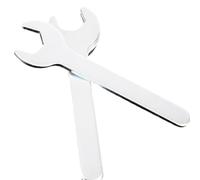 Llave de extremo abierto de chapado fino con mango ergonómico plano para espacio reducido y agarre de perno seguro, extremo abierto chapado en zinc fino