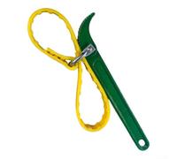 Llave de filtro con circunferencia ajustable y agarre texturizado para apretar y aflojar manualmente las tapas del filtro (9 pulgadas)