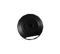 Llave de filtro de aceite estilo tapa de extremo de motocicleta, 76 mm, acero negro para Harley Touring Dyna Sportster XL 1200 883 Road King Fat Boy