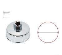 Llave de filtro de aceite para herramientas manuales automáticas con tratamiento antioxidante de 1/2 pulgada, se adapta a varios modelos de vehículos reforzada para un mejor rendimiento de torsión (65