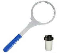 Llave de filtro de agua resistente, 5.93 pulgadas, herramienta de carcasa de acero, mango ergonómico para extracción, diseño para uso comercial