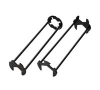 Llave de fontanero de 7 tamaños, llave de fregadero hexagonal de cuatro mandíbulas debajo del fregadero, herramienta for grifo, acero multifuncional for baño y cocina, 2 uds.