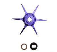 Llave de freno de arrastre de seis estrellas, para DAIWA 65 mm, herramienta de descarga de aleación de aluminio para STEEZ para Zillion SV TW Tatula Salamandura Alphas con juntas (morado nocturno