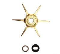 Llave de freno de arrastre de seis estrellas, para DAIWA 65mm Herramienta de descarga de aleación de aluminio para STEEZ para Zillion SV TW Tatula Salamandura Alphas con juntas (oro claro)