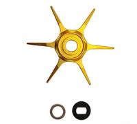 Llave de freno de arrastre de seis estrellas, para DAIWA 65mm Herramienta de descarga de aleación de aluminio para STEEZ para Zillion SV TW Tatula Salamandura Alphas con juntas (color dorado)