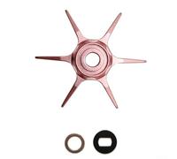Llave de freno de arrastre de seis estrellas, para DAIWA 65mm Herramienta de descarga de aleación de aluminio para STEEZ para Zillion SV TW Tatula Salamandura Alphas con juntas (rosa)