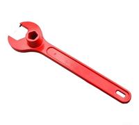 Llave de fuego resistente de hierro fundido con revestimiento en aerosol para un agarre seguro y resistencia a la corrosión, rojo (S 35 cm)