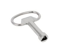 Llave de gabinete eléctrico - Llave de plomería triangular - Clave de seguridad del gabinete de agua para válvulas, válvulas, válvulas, protectores, paneles, bastidores de servidores, garajes