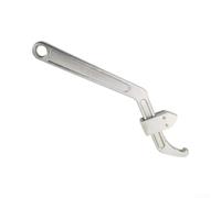 Llave de gancho ajustable Llave de tuerca redonda Amortiguador Aleación | Llave inglesa de gancho, se adapta a tuercas redondas de 8 a 22 mm, aleación, herramienta de contratuerca amortiguadora