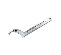 Llave de gancho con mandíbula curvada móvil para ajuste de precarga de choque de motocicleta y tuerca del sistema de agua (cabeza redonda 51-121)
