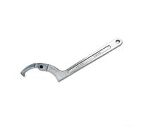 Llave de gancho con mandíbula curvada móvil para ajuste de precarga de choque de motocicleta y tuerca del sistema de agua (cabeza redonda 115-170)