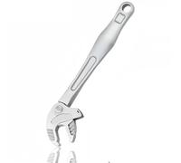 Llave de garra ajustable tipo cangrejo para reparaciones de automóviles y fontanería - Herramienta manual de carraca con mordaza ancha(D L)