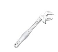 Llave de garra ajustable tipo cangrejo para reparaciones de automóviles y fontanería - Herramienta manual de carraca con mordaza ancha(A XS)