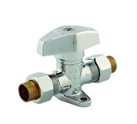 LLAVE DE GAS BUTANO DE LATÓN CROMADO (Certificado AENOR) (1, Ø10 mm)