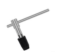 Llave de grifo ajustable con mango en T de 14 trinquetes con mecanismo de trinquete eficiente para apretar y aflojar rápidamente grifos en aplicaciones de taller o hogar (sujeción M3-8)