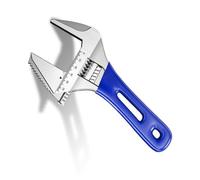 Llave de grifo ajustable de 0 a 36 mm para espacio reducido, herramienta multifuncional para baño, hogar, aluminio, ajustable