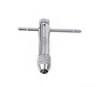 Llave de grifo ajustable M5-12 deslizante para diseño de barra en T | Acero de alto carbono, acción de trinquete reversible, capacidad M3-M8, agarre antideslizante, grado profesional